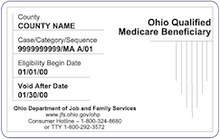 Ohio Medicare card
