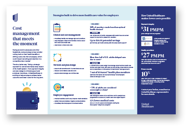 cost management placemat (pdf) Opens a new window